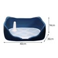 thumbnail image 3 of Langgg Dog Potty Tray with Removable Post Size 40x36x14cm Dog Training Toilet Blue, 3 of 9