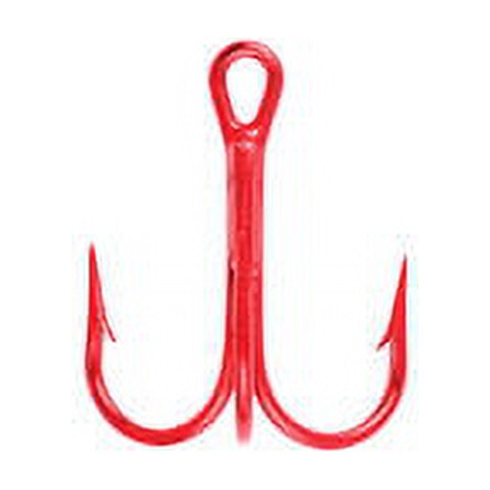 Lazer Sharp L934RDTH-6 3X Treble Hook, Red, Size 6