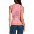 thumbnail image 2 of &Isla womens  Chloe Wave Stripe Vest, l, Pink, 2 of 3