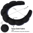thumbnail image 2 of Spa Headbands for Washing Face or Facial Makeup Headbands Bubble Skincare Headbands Drunk Elephant Terry Cloth Puffy Headbands for Mask Skin Treatment, 2 of 7