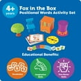 thumbnail image 5 of Learning Resources Fox In The Box Word Activity Set Montessori Language, Ages 4+, 5 of 6