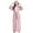 Pink, variant on AOOCHASLIY Bath Robes for Women Clearance Plush Robes Winter Warm Nightgown Couple Bathrobe House Robes Long Robes Autumn Nightgown