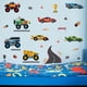 thumbnail image 2 of Adhesivos de pared de PVC impermeables para coches de carreras con dibujos animados, 2 of 4