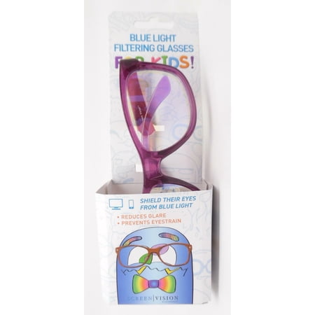 UPC 078041210603 product image for ICU Eyewear Kids Youth Screen Vision Blue Light Filtering Glasses - Purple | upcitemdb.com