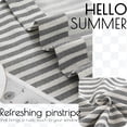 thumbnail image 4 of Cortinas JINCHAN de lino para cocina, 60 cm, 2 paneles, color gris, 4 of 9