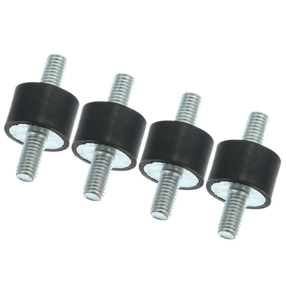 Unique Bargains 4pcs M5 Car Anti Vibration Rubber Isolator Damper Bobbin Mount Shock Absorb Mounts