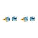 thumbnail image 3 of Guardurnaity Brillo Stud Colgante Accesorios populares Aleación Fiesta Pendientes diario Varios Pendiente simple Boda Azul claro Azul claro 2piezas, 3 of 6