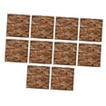 thumbnail image 4 of 10 piezas de paneles de pared 3D despegables y adhesivos, decoración de fondo de espuma de ladrillo 3D para Marrón, 4 of 9