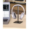 thumbnail image 4 of Soporte para auriculares New Bee, soporte de aluminio para auriculares (negro), 4 of 7