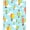 Blue, Pattern 1, variant on ODIKA 4'x6' Machine Washable Non-Slip Area Rug, Adventure Sky Journey With Adorable Creatures Flying Balloons High Traffic Rug, Blue, 682592