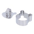 thumbnail image 2 of Sonew Cake Ring, Practical Dessert Rings Stainless Steel For Salads Pastries Making For Home For Bakery For Baking Tool, 2 of 8