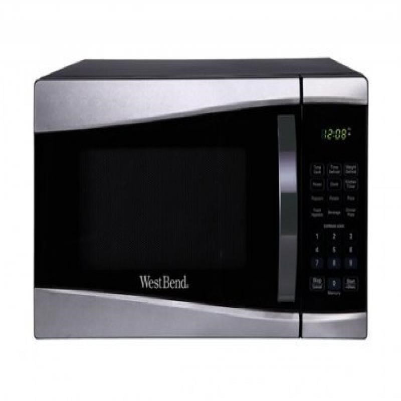 West Bend Wb 0 9 Microwave Stainless Walmart Com