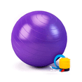 thumbnail image 1 of Pelota de yoga/FitBall/Pelota Tipo Bobath-Ideal Para Ejercicios de Fisioterapia Antiestallidos Color Morada 55CM de Diametro, 1 of 3