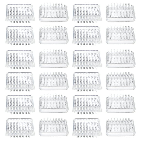 Uxcell Carpet Protector, Plastic Furniture Caster Cups for Furniture Legs Sofas Tables Chairs Home Office Use 24