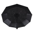 thumbnail image 3 of Automatic Umbrella Windproof Comfortable Grip Portable Folding Umbrella for Rain and Sun Black, 3 of 10