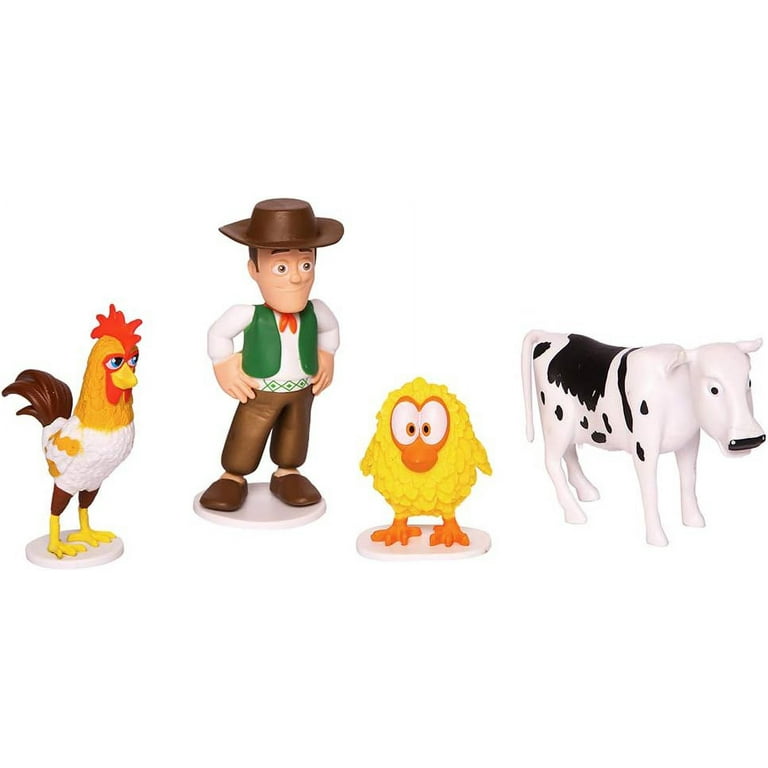 La Granja de Zenon Adventure Action Figures Set, 4 Collectible Action Figures, Toys for Kids