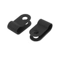 thumbnail image 2 of 100Pcs Abrazadera de Cable de Nylon Tipo R 3/16" 5.3mm Sujetador Negro, 2 of 2