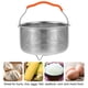 thumbnail image 3 of Rejilla para vaporera de cocina, cesta de acero inoxidable para vaporera, olla arrocera, rejilla para vaporera, soporte para cocinar al vapor alimentos, 3 of 8