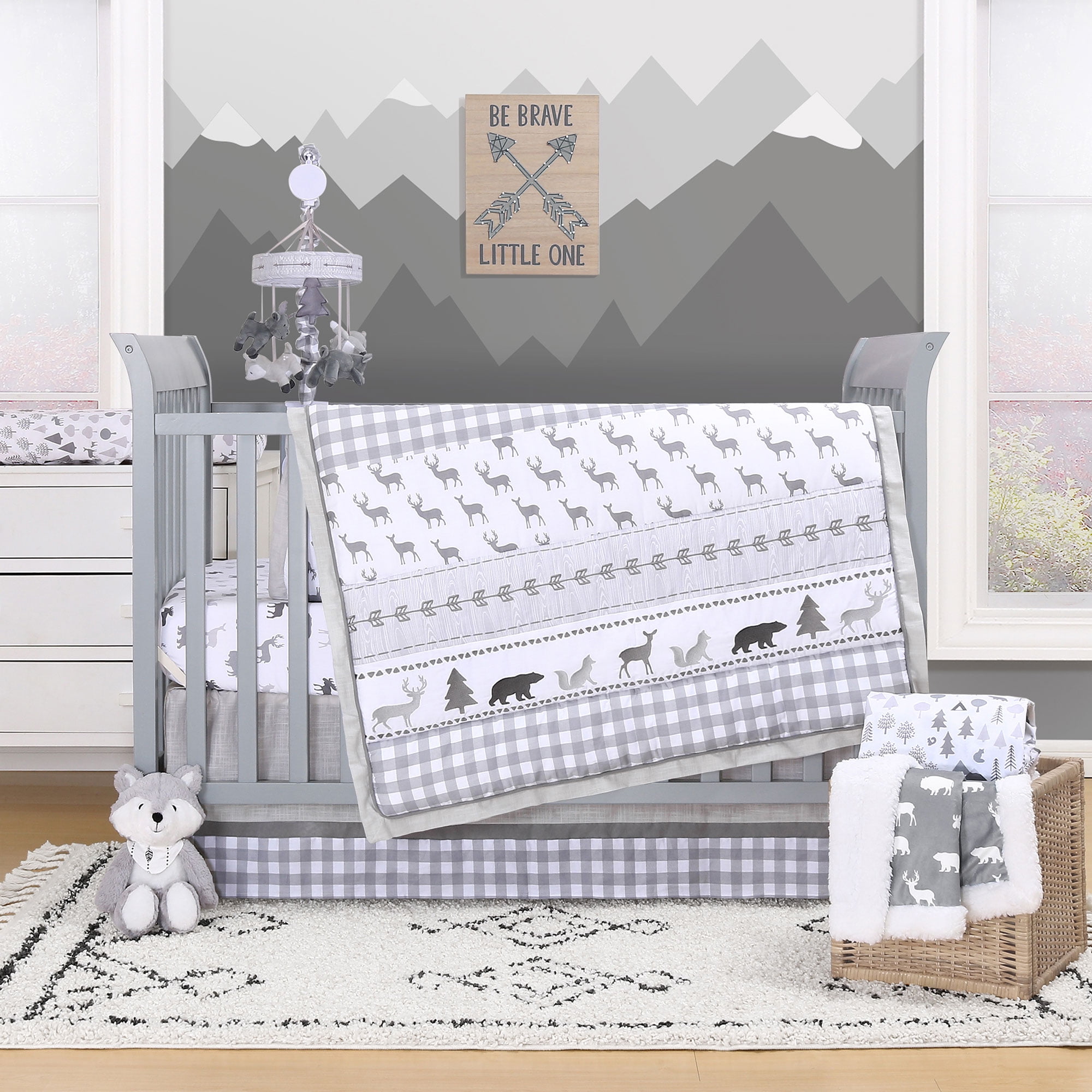 woodland crib bedding walmart