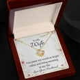 thumbnail image 6 of To My Wife You Paint My World Infinity Knot Necklace Message Card, 6 of 17