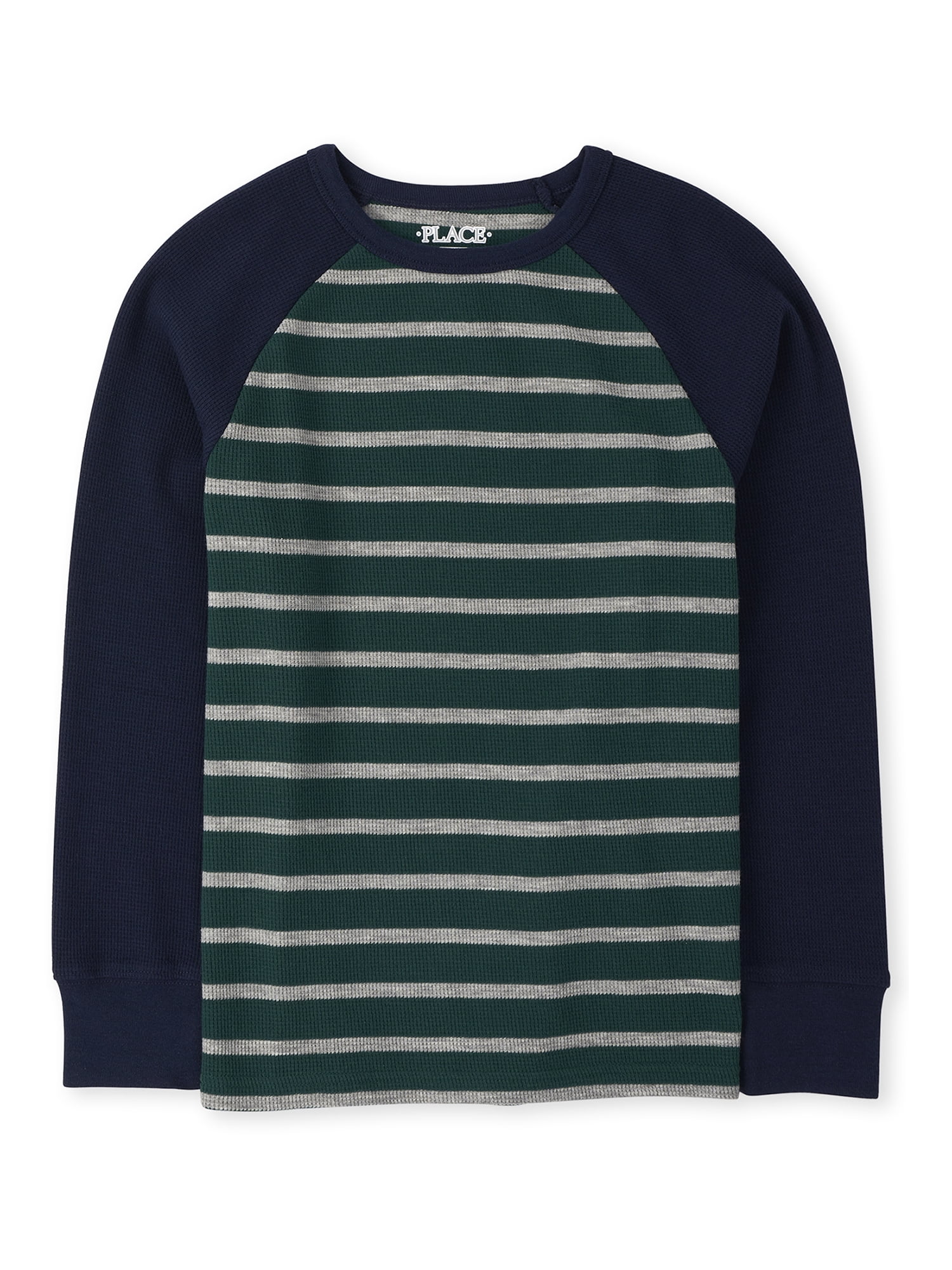 The Children's Place Boys 416 Long Sleeve Stripe Thermal