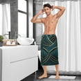 thumbnail image 6 of Mens Shower Wrap Adjustable Bath Wrap Towel Body Towels for Gym Shower Sauna Spa Modern Luxury Pattern 60x28, 6 of 7