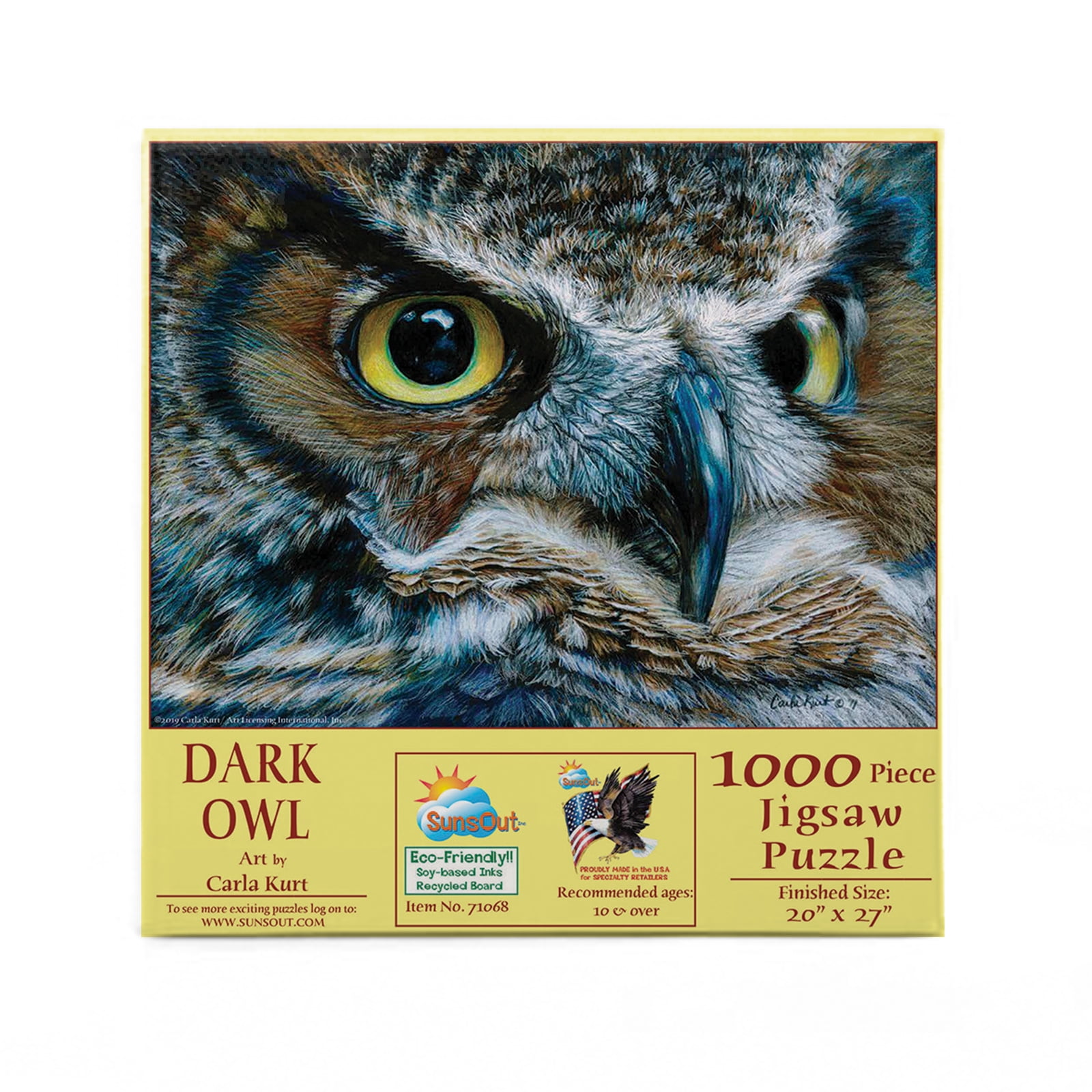 SUNSOUT Owls Of North America 500pc Jigsaw Puzzle - Susan Bourdet Artwork