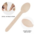 thumbnail image 4 of Cucharas desechables de madera, 200 unidades, biodegradables, 16 cm, TANGTEA, 4 of 8