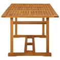 thumbnail image 2 of vidaXL Garden Dining Table 180x90x75 cm Solid Acacia Wood, 2 of 4