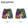 thumbnail image 2 of Geometry Dash Boys Swim Trunks Quick Dry Swim Shorts Kids Bathing Suits Boy Swimsuit Swimwear, 2 of 7