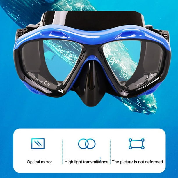 Naiyafly Snorkel Diving Mask Panoramic HD Swim Mask, Anti-Fog Scuba Diving Goggles,Tempered Glass Dive Mask Adult Youth Nose Cover for Diving, Snorkeling, Swimming - Walmart.com