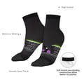 thumbnail image 4 of Lsque Geometry Dash Printed Crew Socks, Moisture-Wicking Socks, Athletic Socks for Men Breathable Cushion Socks Casual Sport Socks for Running Traveling, 4 of 6