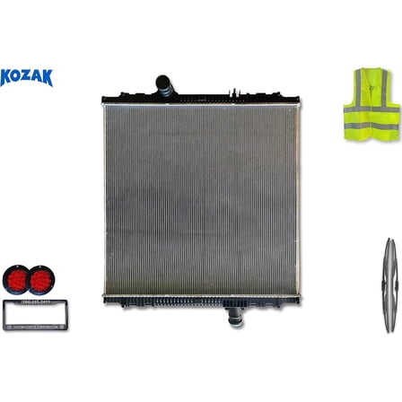Radiator N3985001 Compatible with T800 2008-2015, T880 2014-2015, W900 2010 (Kozak)