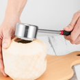 thumbnail image 4 of Coofit 3PCS Coconut Opener Set Stainless Steel Coconut Meat Removal Coconut Scraper, 4 of 10