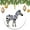 pattern-3003, variant on Christmas Tree Ornament Watercolor Painting Of Spring Bunny With Flowers 2 Side Printed Ornaments Spring Flower Grass Around The Rabbit Ornament Xmas Ornament for Family Sister Friends
