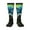 2 Black-1, variant on Fluorescent Wolf Thigh High Socks Extra Long Stretchy Sock Women Over Knee High Opaque Stocking Daily Wear