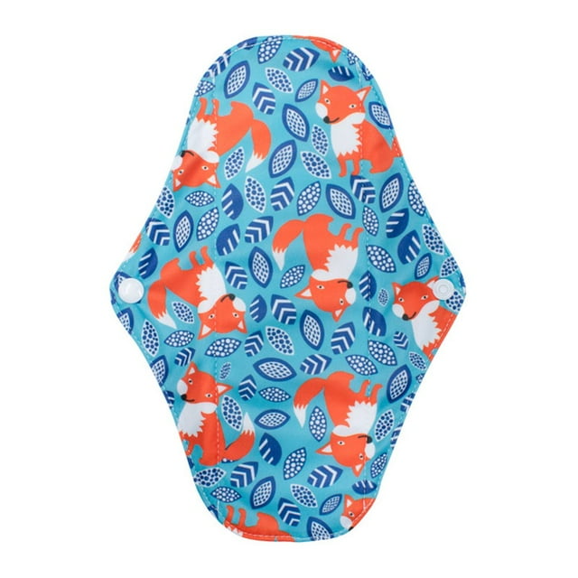 MesaSe Bamboo Reusable Menstrual Pads Two Snaps Design and Portable Suitable for Woman Girl Mather Xwg04