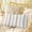 Beige, variant on Grey Striped Queen Size Pillow Cover, Pillowcase Protectors with Zipper, Breathable Decorative Throw Pillow Case Cover, Minimalist Farmhouse Stripe Pillow Shams for Couch Sofa 20x30Inch