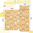 thumbnail image 5 of Corgi Dog and Footprints Toddler Nap Mats for Kids Preschool,Sleeping Mat Bag or Kids,Toddler Sleeping Bag,Toddler Nap Mat or Daycare, 5 of 6