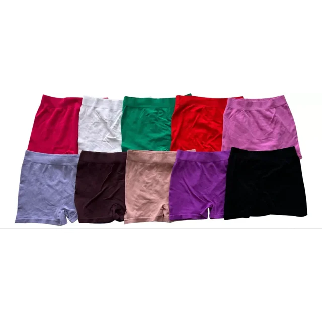 Paquete De 10 Pz Short Licra Dama Juvenil Escolar Deportiva