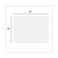 thumbnail image 3 of Universal Frameless Glass Marker Board, 48" x 36" , White Surface, 3 of 8