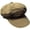 Khaki, variant on Spring Summer Newsboy Caps for Women Fashion Striped Ivy Beret Caps British Style Octagonal Fiddler Hats