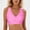 Pink, variant on MKLEKYY Plus Size Tankini Swimsuits for Women Women Lace Up Swimwear Tops Underwire Full Coverage Bikini Top Push Up Swim Crop Top Tie Back Bathing Suit Tops 1546