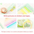 thumbnail image 4 of Methold 6 unids/set DIY Washi Tape Color sólido cinta de embalaje Scrapbooking decorativo artesanía Washi cinta adhesiva cartulina, 4 of 6