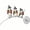 B, variant on Rirozkan Ghost Garden Stake, Metal Halloween Lawn Ornament, Weatherproof Easy Insert Ground Stake for Garden, Yard, Pathway, Walkway, Outdoor