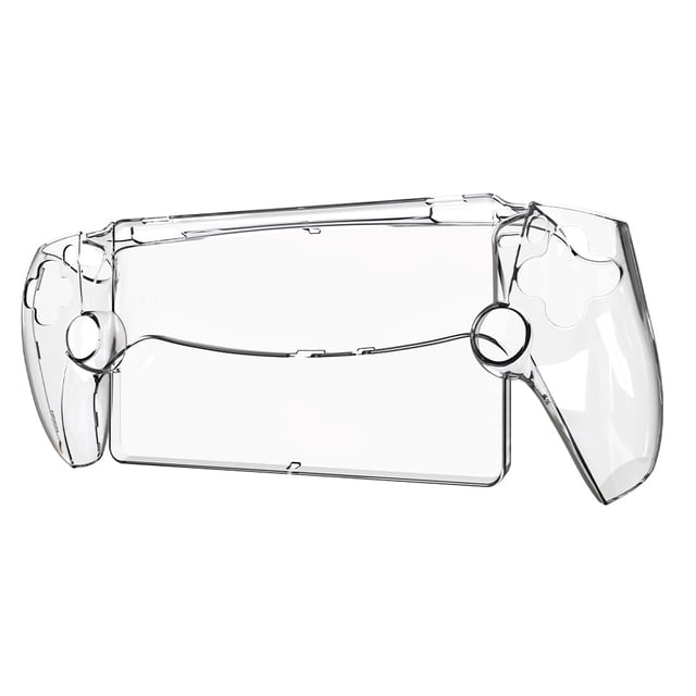 SunyaMood - Funda protectora transparente a prueba de golpes para PC, lavable, para PS5 Portal (Marfil)