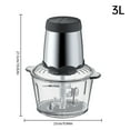 thumbnail image 1 of Electric stirrer,4 With Dual Speed 4 3l/12 Cup Copper Motor 300w Motor Cup Container With 3l/12 Meat 4 300w Eccouum Processor Stirrer With 300w Copper Processor 300w Motor Use Copper, 1 of 6