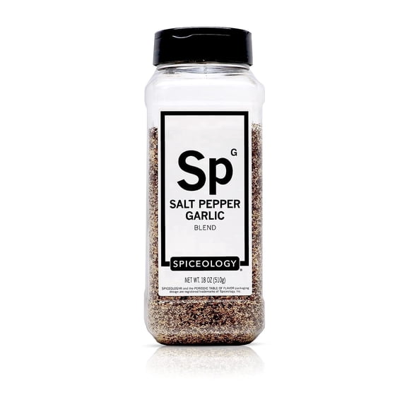 Spiceology SPG Salt Pepper Garlic Seasoning & BBQ Rub, 18 oz