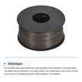 thumbnail image 3 of Uxcell Fil de Raccordement 28AWG 50m/164 Pieds Brun, Fil Électrique UL1007 Bobine, 3 of 6