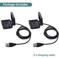 thumbnail image 7 of Tianle Charger Compatible with Fitbit Blaze, Replacement Charging Cable Dock Adapter USB Cord for Fitbit Blaze Smart Fitness Watch [2-Pack, 3.3ft/1m], 7 of 7
